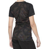 100% Airmatic Womens Jersey - Black Floral