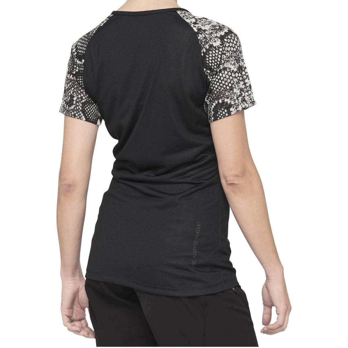 100% Airmatic Womens Jersey - Black Python