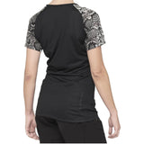 100% Airmatic Womens Jersey - Black Python