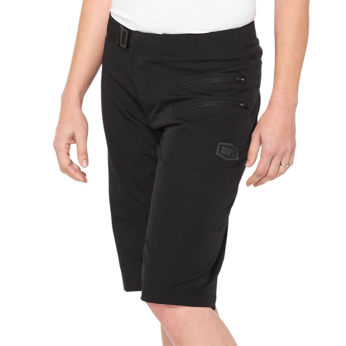 100% Airmatic Womens Shorts - Black MED