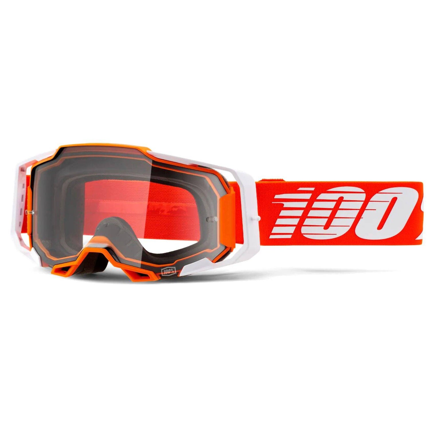 100% Armega MTB/MX Goggles - Regal (Clear Lens)