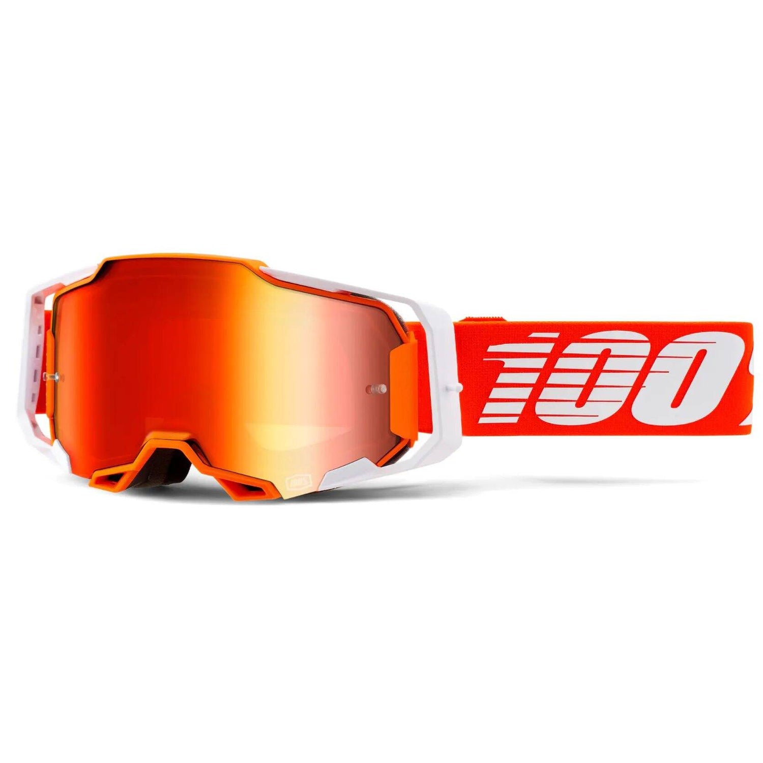 100% Armega MTB/MX Goggles - Regal (Mirror Red Lens)