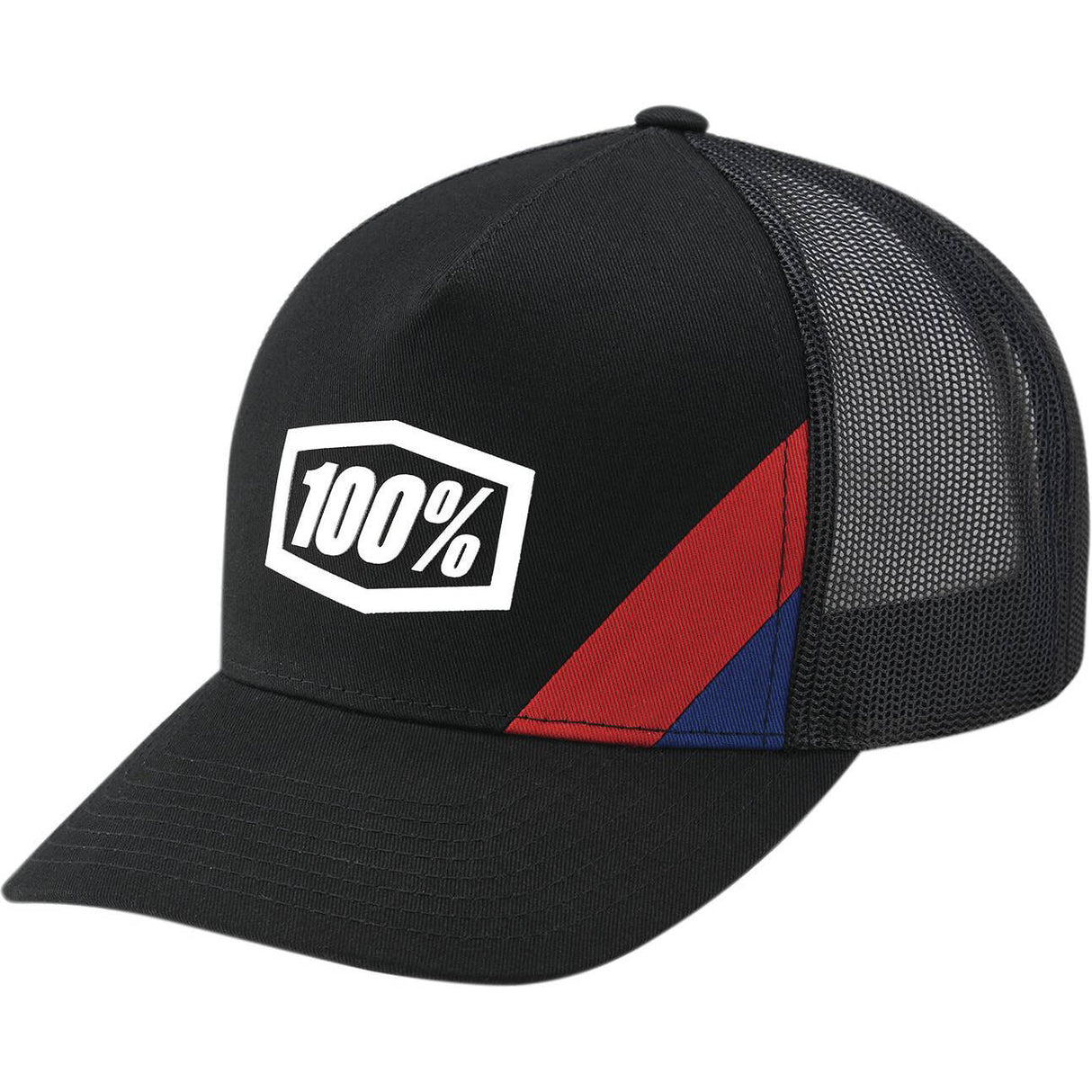 100% Cornerstone X-Fit Snapback Cap - Black