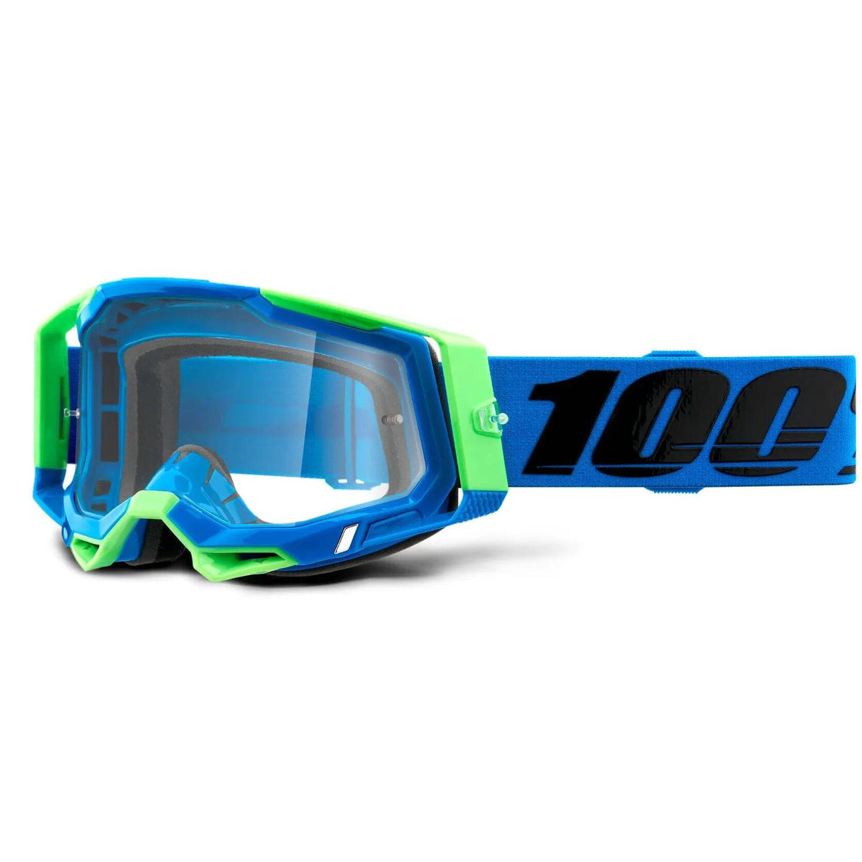 100% Racecraft 2 MTB/MX Goggles - Fremont (Clear Lens)