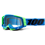 100% Racecraft 2 MTB/MX Goggles - Fremont (Clear Lens)