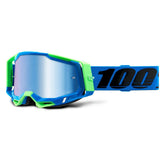 100% Racecraft 2 MTB/MX Goggles - Fremont (Mirror Blue Lens)