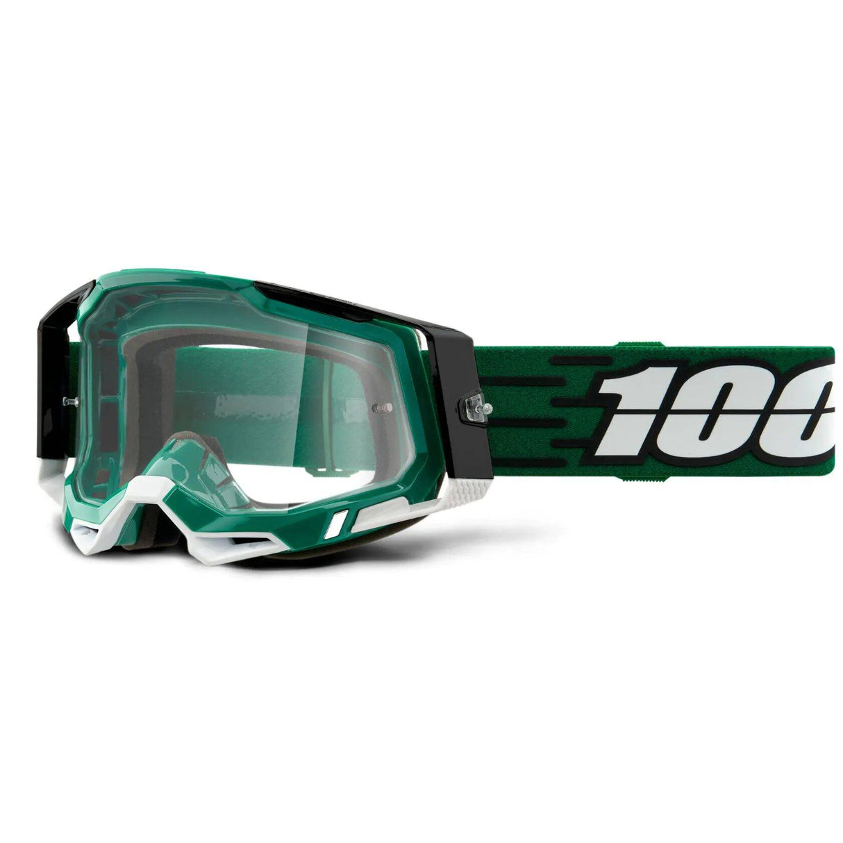 100% Racecraft 2 MTB/MX Goggles - Milori (Clear Lens)