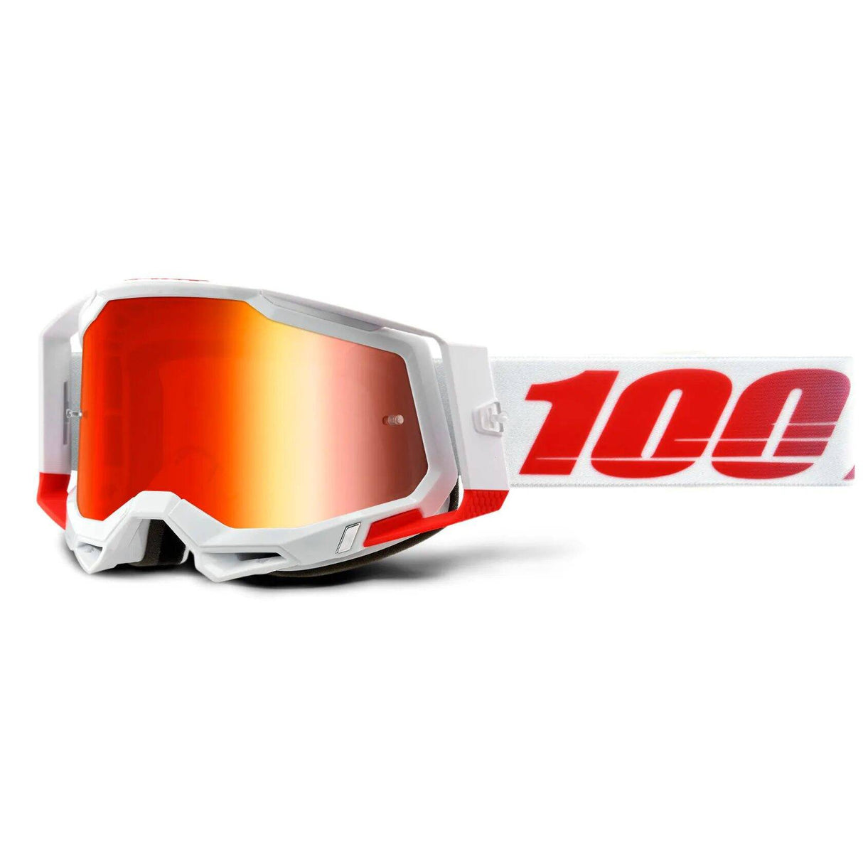 100% Racecraft 2 MTB/MX Goggles - St-Kith (Mirror Red Lens)