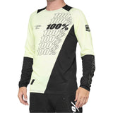 100% R-Core Long Sleeve Jersey - Yellow/Black MED