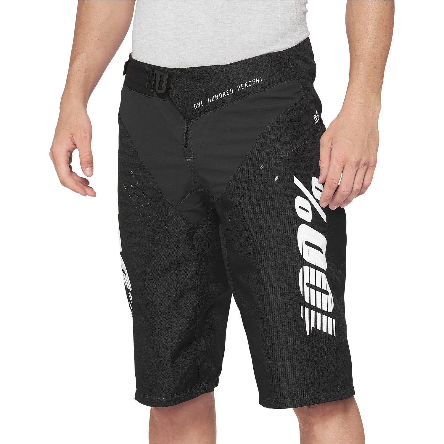 100% R-Core Shorts - Black Waist 38''