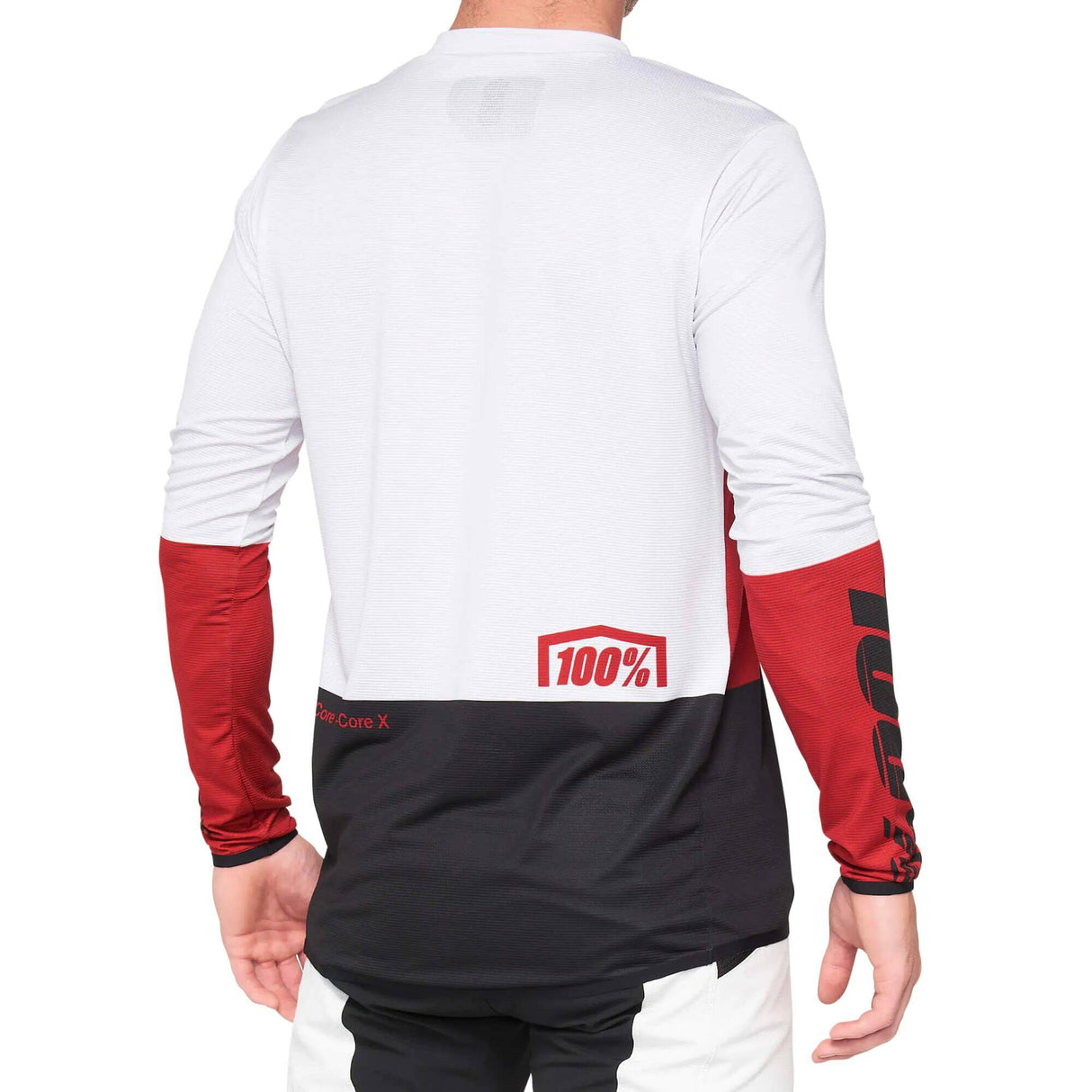 100% R-Core X Long Sleeve Jersey - Cherry/Black