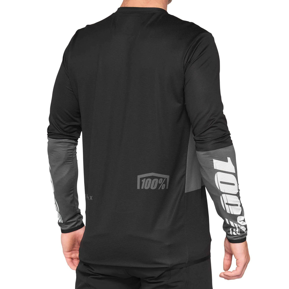 100% R-Core X Long Sleeve Jersey - Charcoal/Black