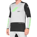 100% R-Core X Long Sleeve Jersey - Vapor/Black