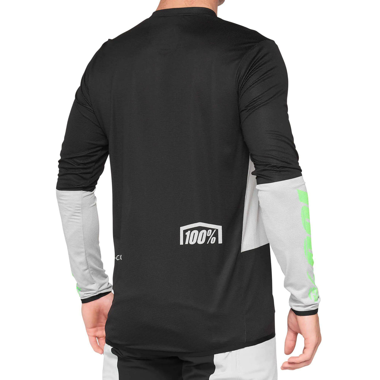 100% R-Core X Long Sleeve Jersey - Vapor/Black