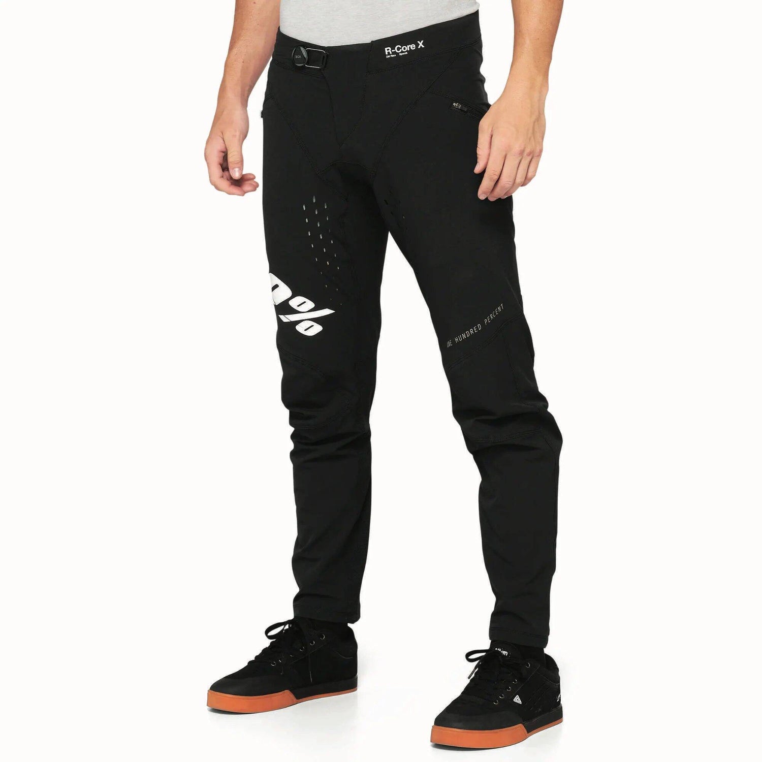 100% R-Core X Pants - Black/White 30in Waist
