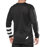 100% R-Core Youth Long Sleeve Jersey - Black/White