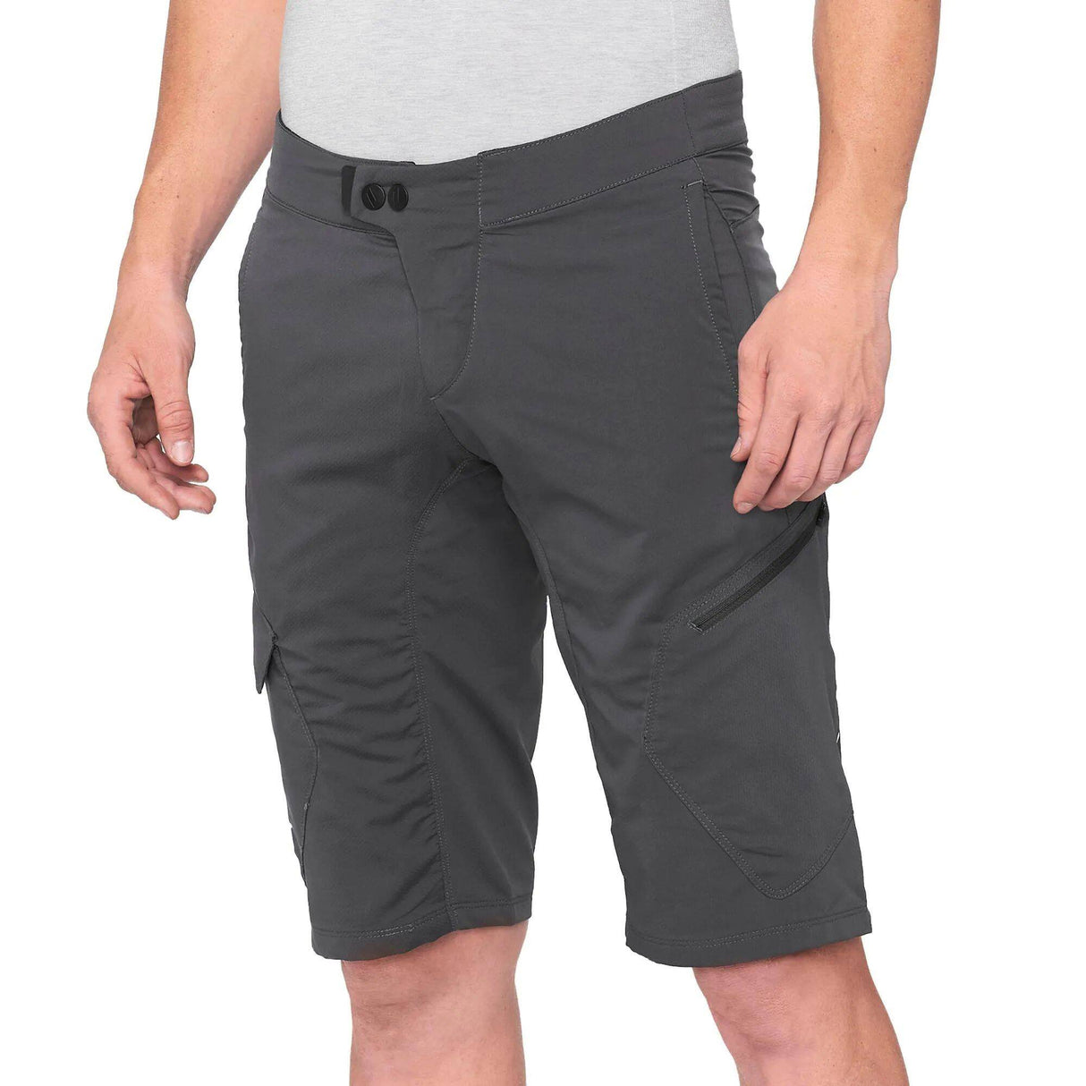 100% Ridecamp Shorts - Charcoal
