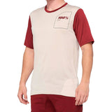 100% Ridecamp Jersey - Stone/Brick