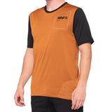 100% Ridecamp Jersey - Terracotta/Black