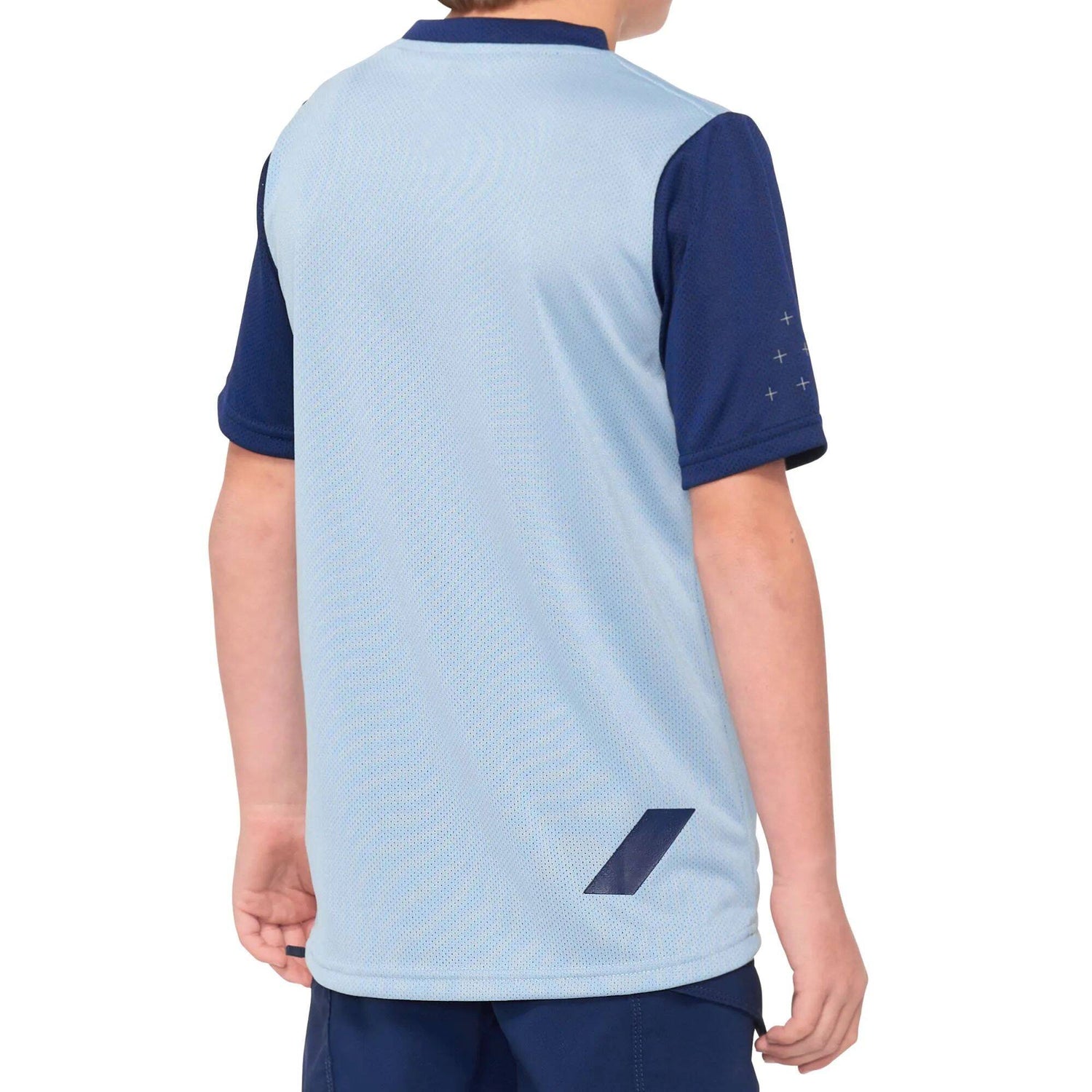 100% Ridecamp Youth Jersey - Light Slate/Navy