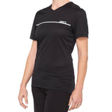 100% Ridecamp Womens Jersey - Black/Grey