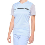 100% Ridecamp Womens Jersey - Powder Blue/Grey