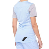 100% Ridecamp Womens Jersey - Powder Blue/Grey