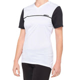 100% Ridecamp Womens Jersey - White/Black