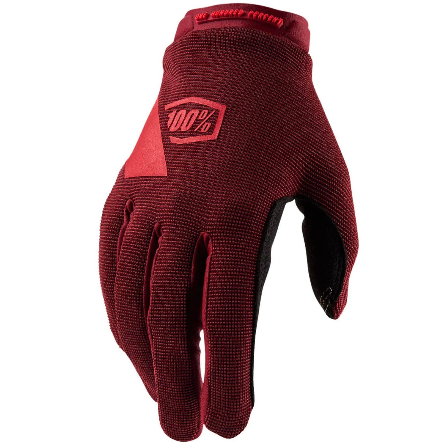 100% Ridecamp Womens Protective Gloves - Brick