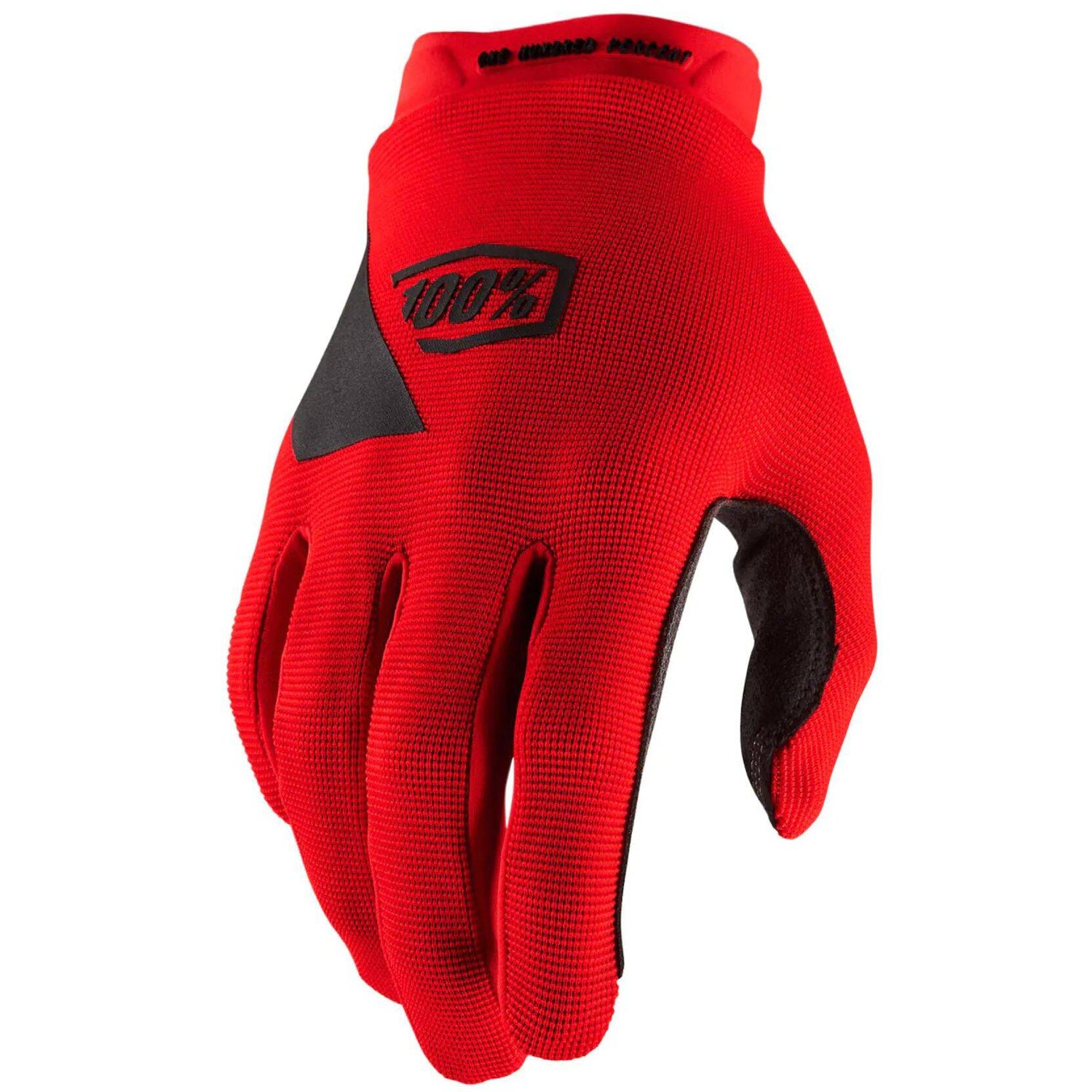 100% Ridecamp Youth Protective Gloves - Red