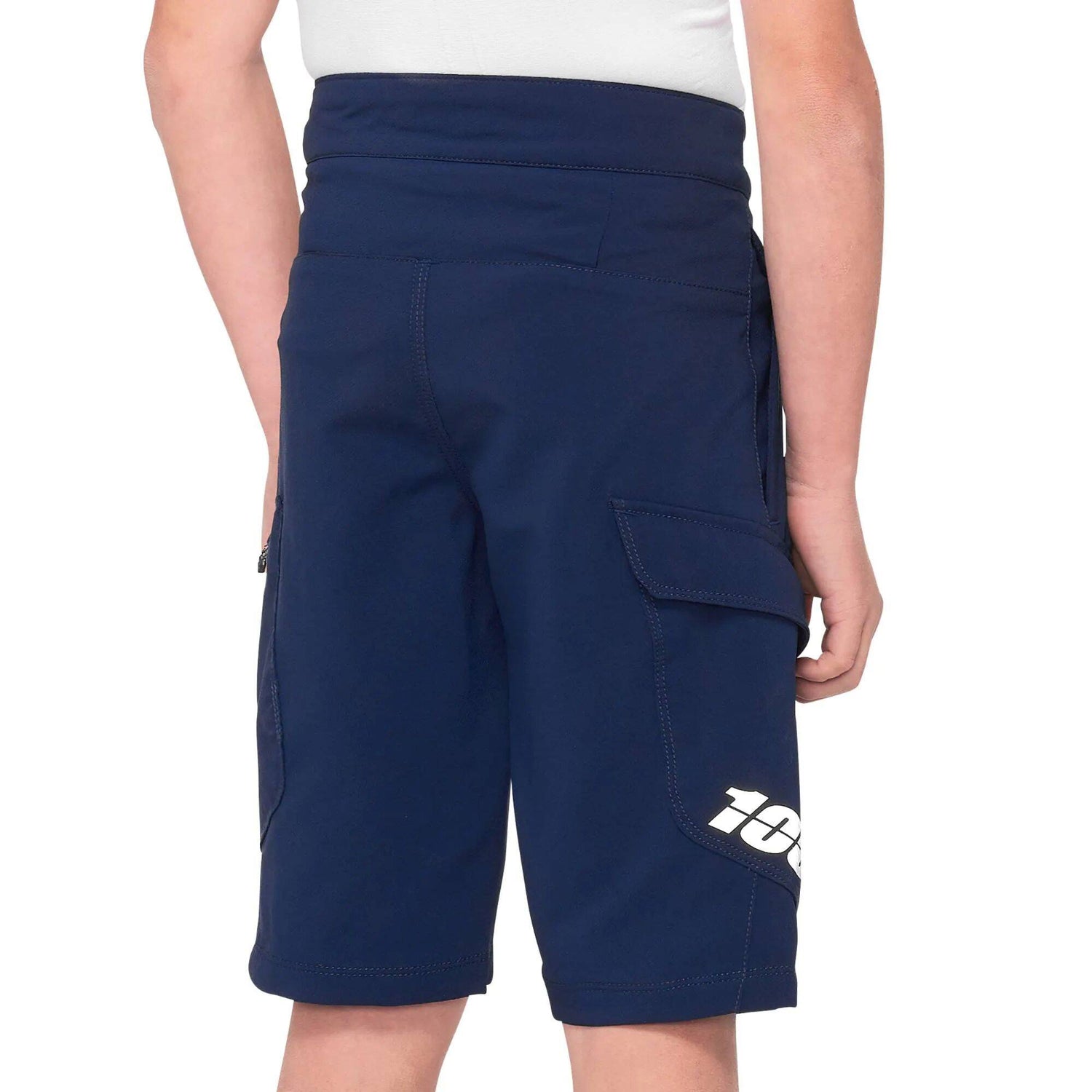 100% Ridecamp Youth Shorts - Navy