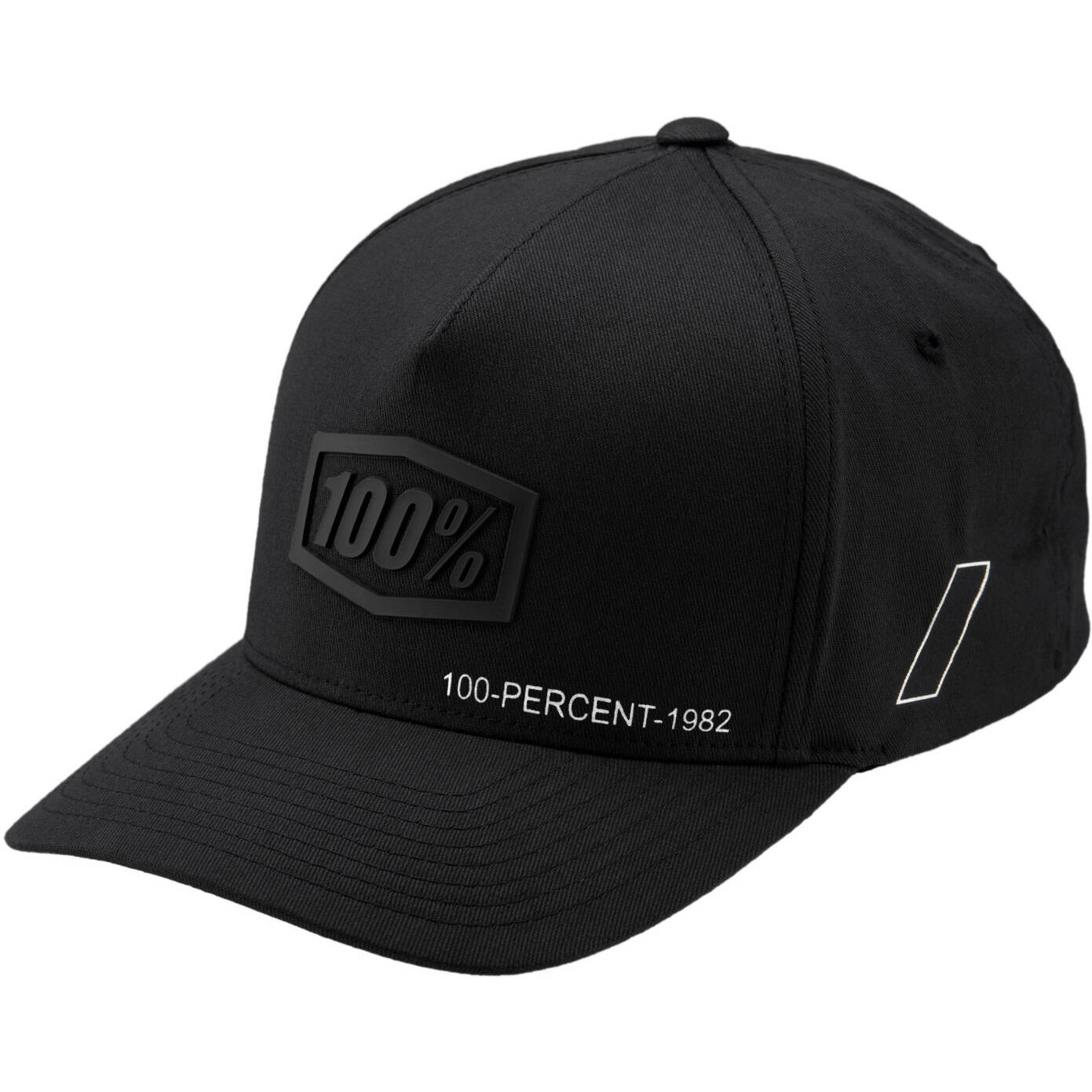 100% Shadow X-Fit Snapback Cap - Black