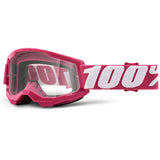 100% Strata 2 Youth MTB/MX Goggles - Fletcher (Clear Lens)