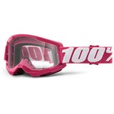 100% Strata 2 MTB/MX Goggles - Fletcher (Clear Lens)