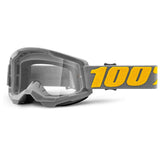 100% Strata 2 MTB/MX Goggles - Izipizi (Clear Lens)