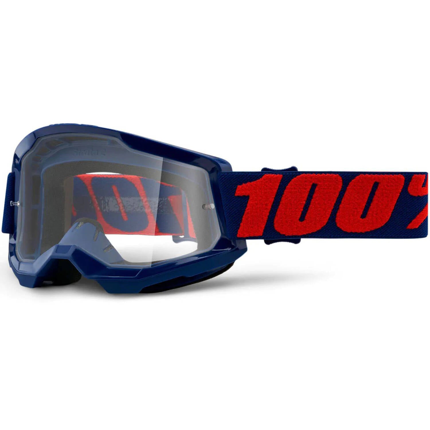 100% Strata 2 MTB/MX Goggles - Masego (Clear Lens)