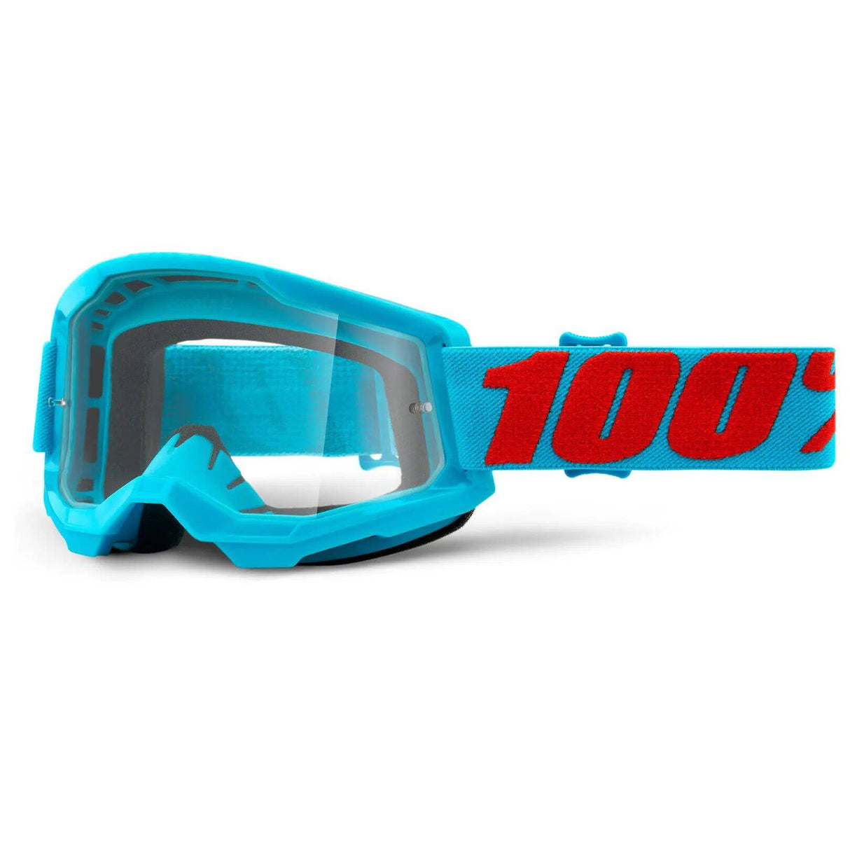 100% Strata 2 MTB/MX Goggles - Summit (Clear Lens)
