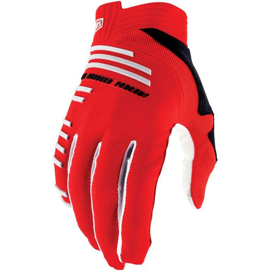 100% R-Core Protective Gloves - Racer Red
