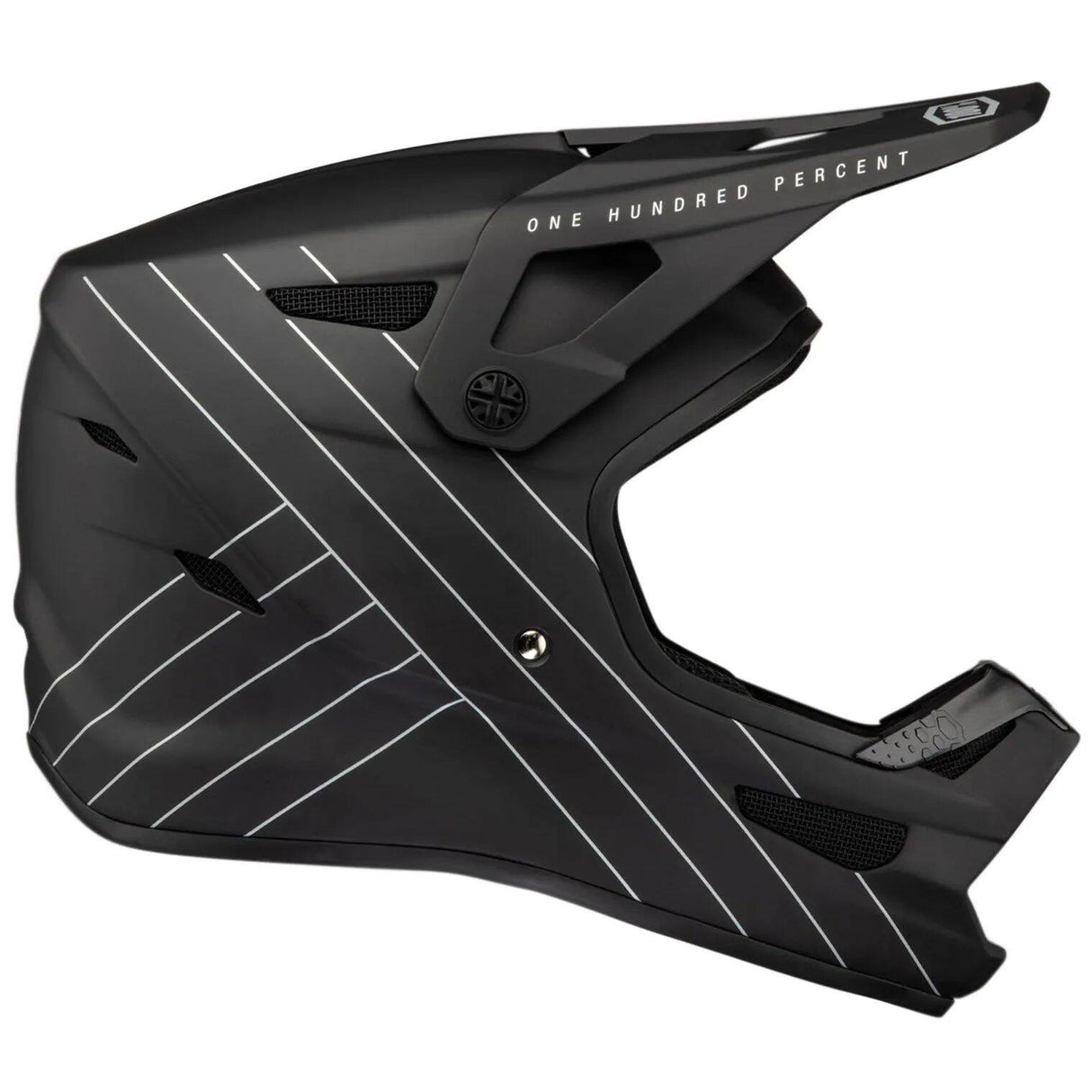 100% Status Full Face Downhill/BMX Helmet - Essential Black