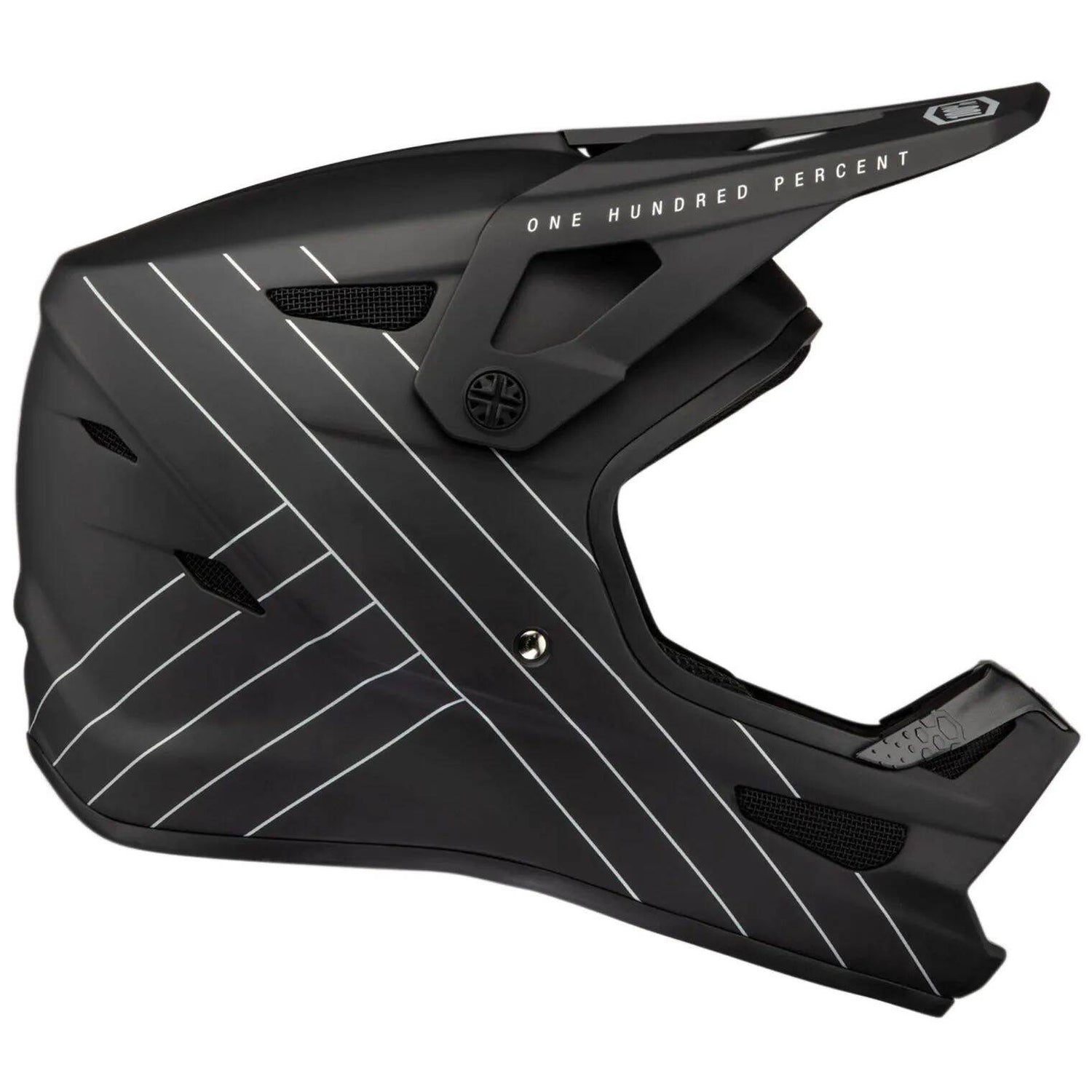 100% Status Full Face Downhill/BMX Helmet - Essential Black