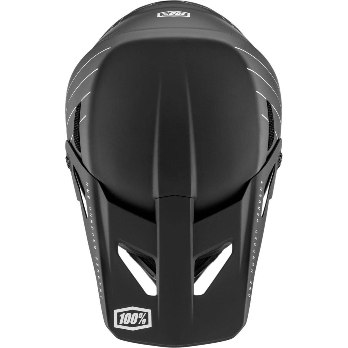 100% Status Full Face Downhill/BMX Helmet - Essential Black
