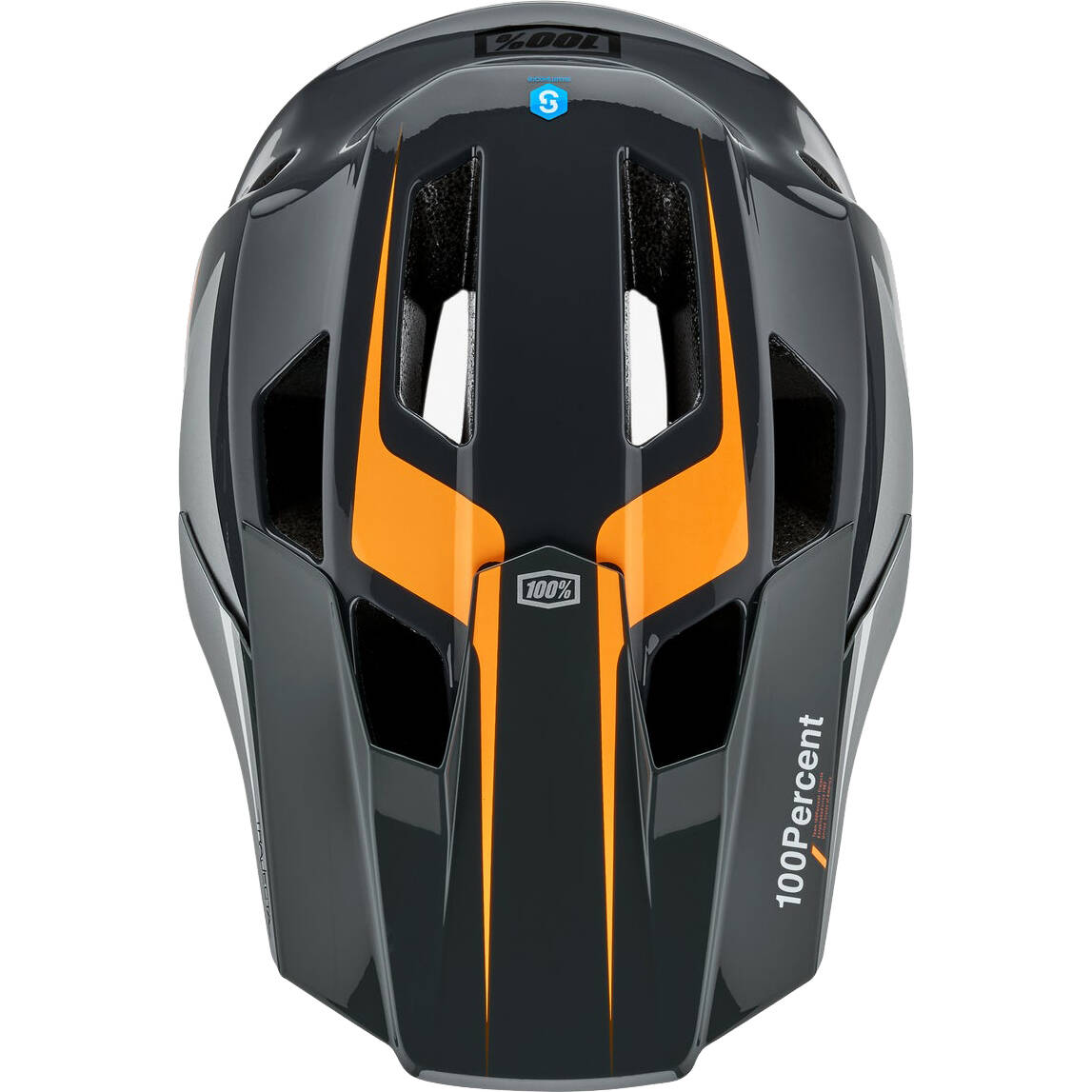 100% Trajecta w/Fidlock Full Face Downhill/BMX Helmet - Freeflight