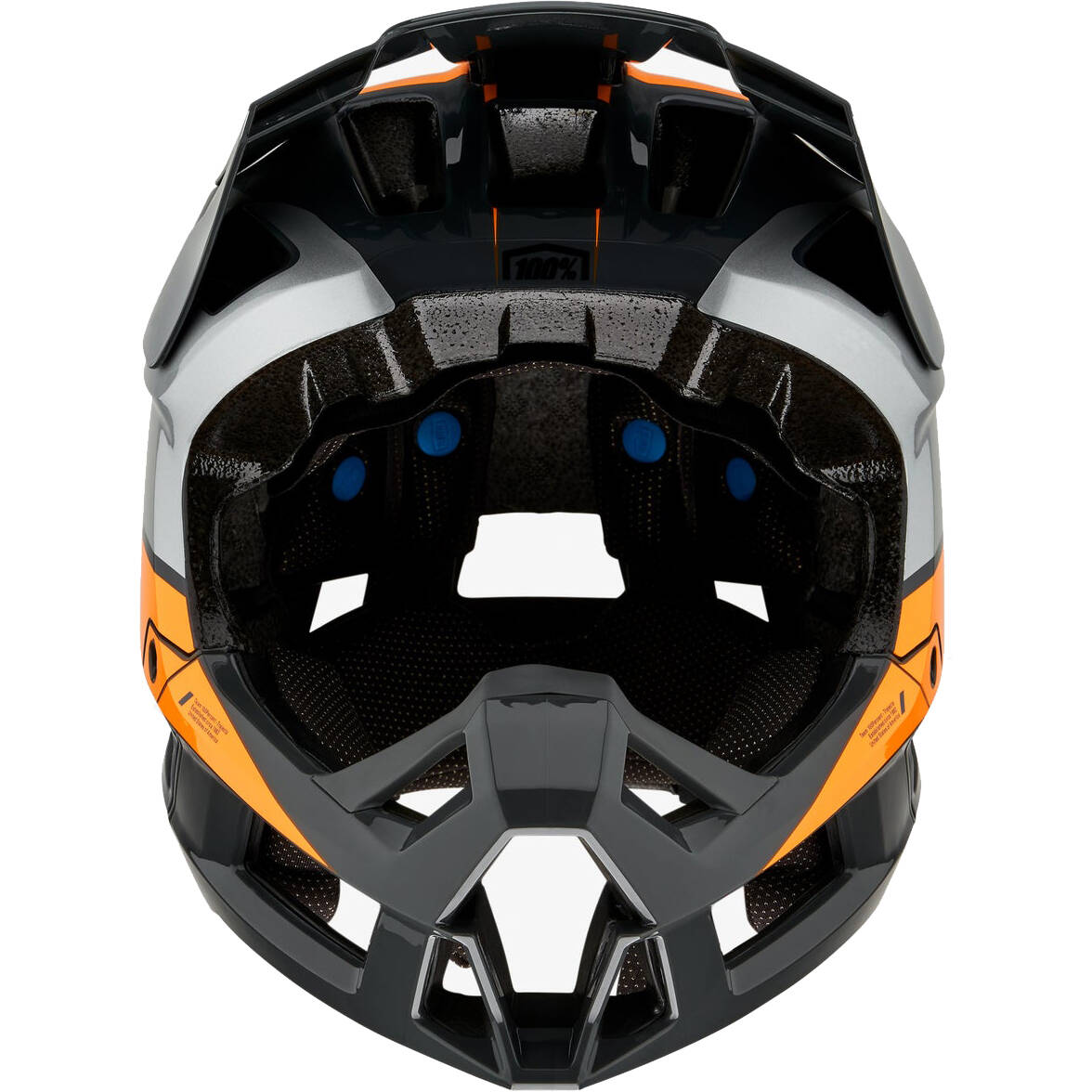 100% Trajecta w/Fidlock Full Face Downhill/BMX Helmet - Freeflight