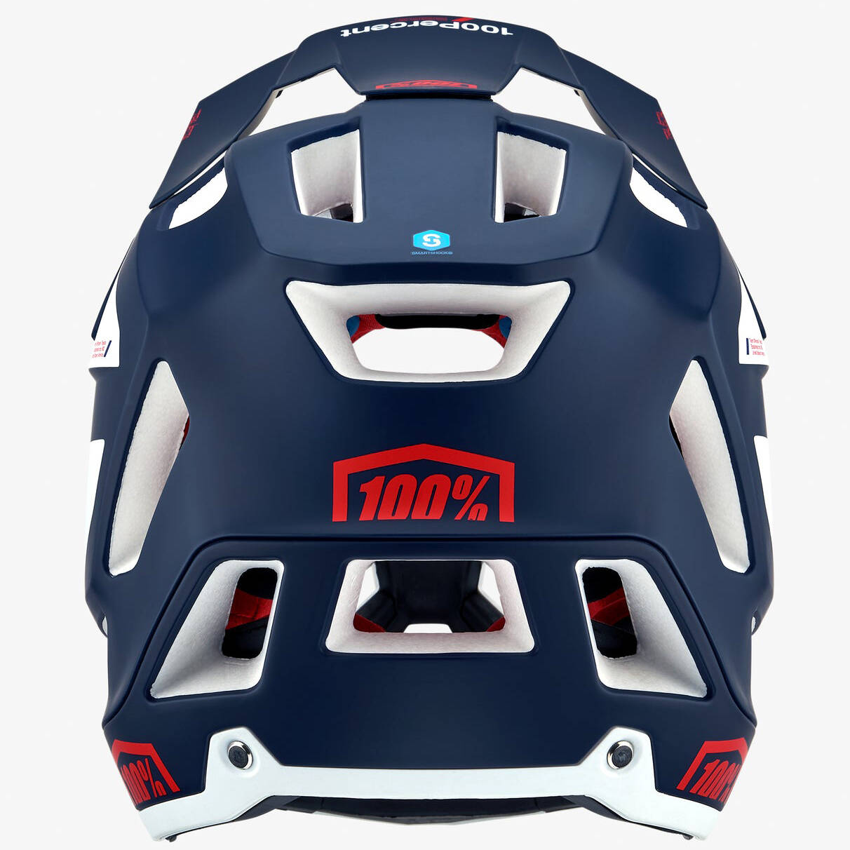 100% Trajecta w/Fidlock Full Face Downhill/BMX Helmet - Intrepid
