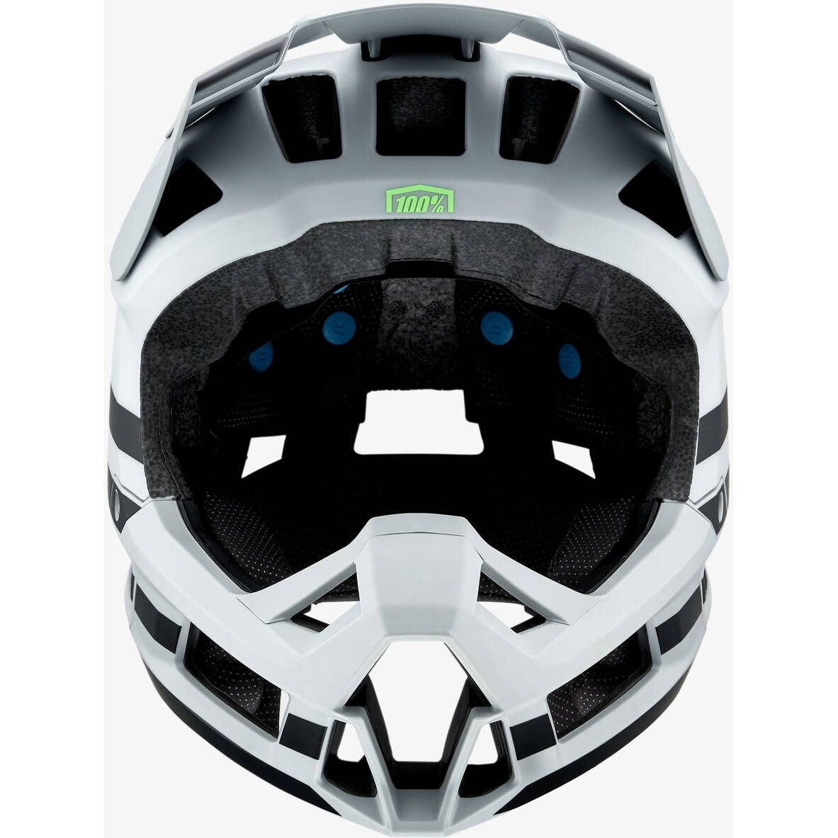 100% Trajecta w/Fidlock Full Face Downhill/BMX Helmet - Maton