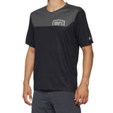 100% AIRMATIC Short Sleeve Jersey - Black/Charcoal