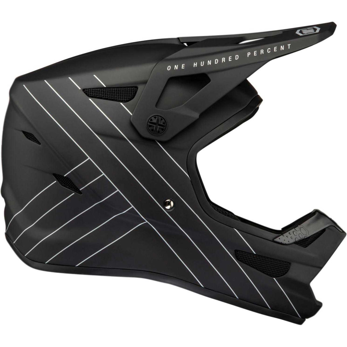 100% Status 22 Full Face Helmet - Black