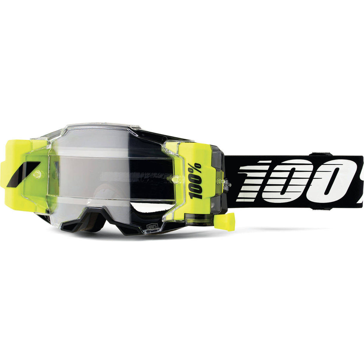 100% Armega Forecast Goggles - Black/Clear Lens