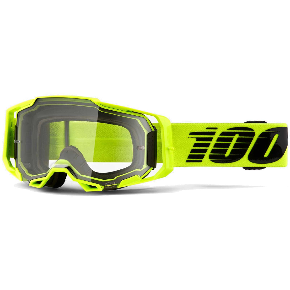 100% Armega Forecast Goggles - Nuclear Citrus/Clear Lens