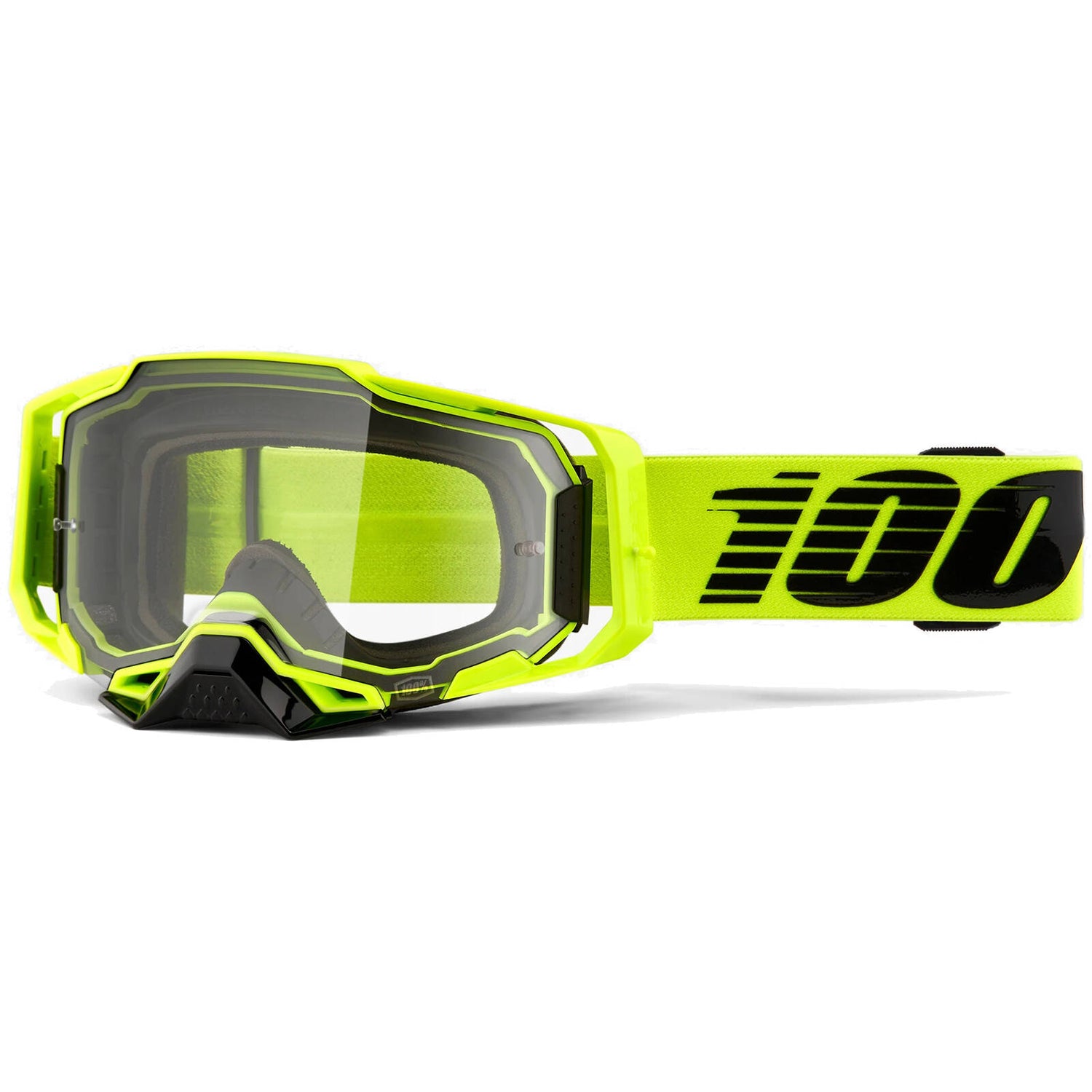 100% Armega Forecast Goggles - Nuclear Citrus/Clear Lens